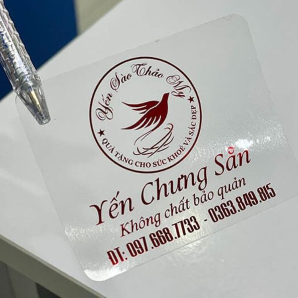 Tem nhãn decal