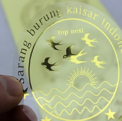 In decal tem nhãn