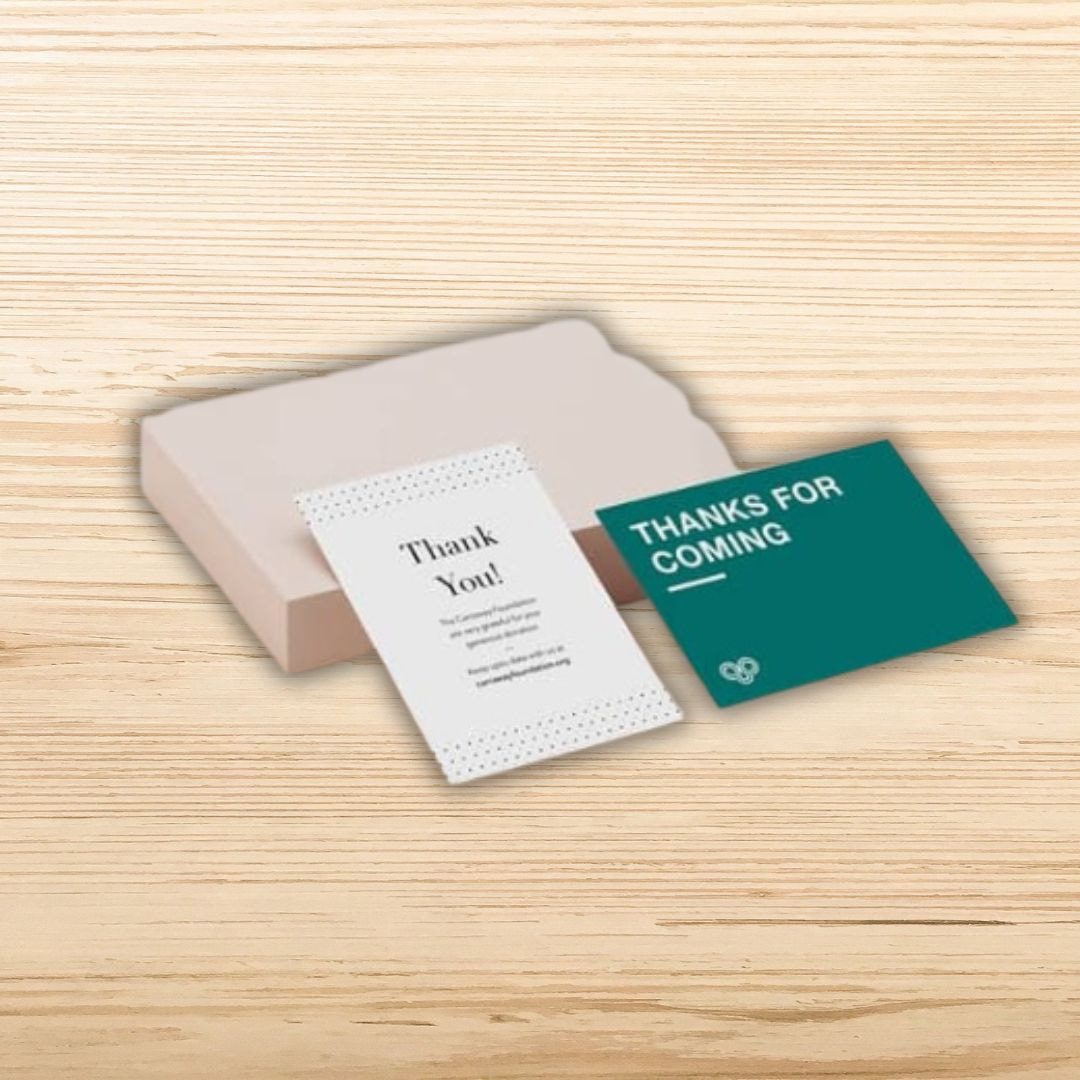 Thank You Card Price Option