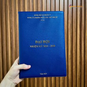 In sổ da Gò Vấp TPHCM – In sổ bìa da lấy liền giá