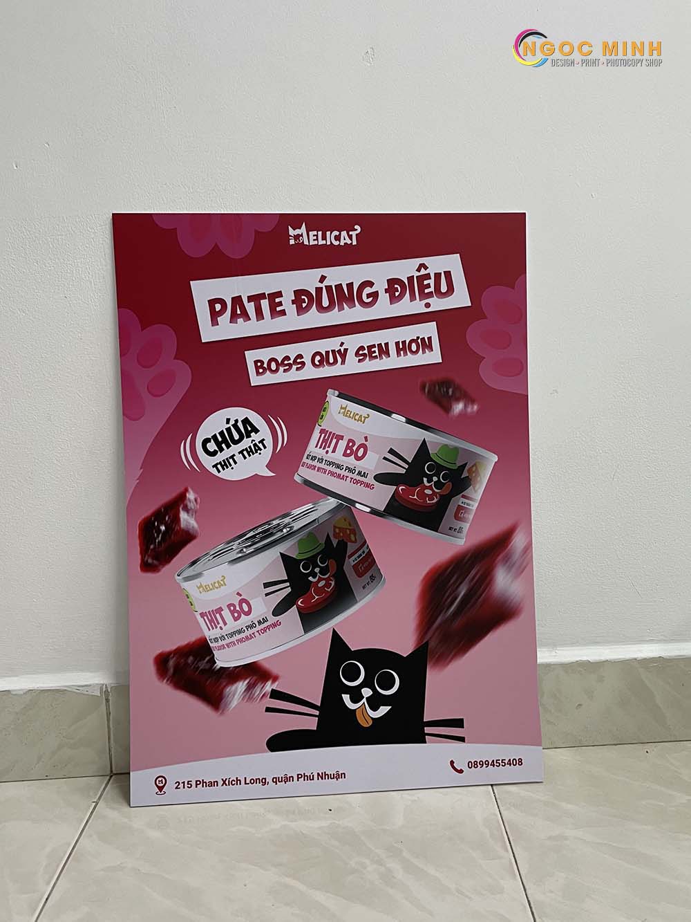 in poster theo yêu cầu