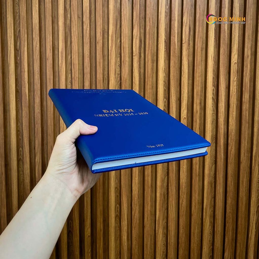 In sổ da Gò Vấp TPHCM – In sổ bìa da lấy liền giá