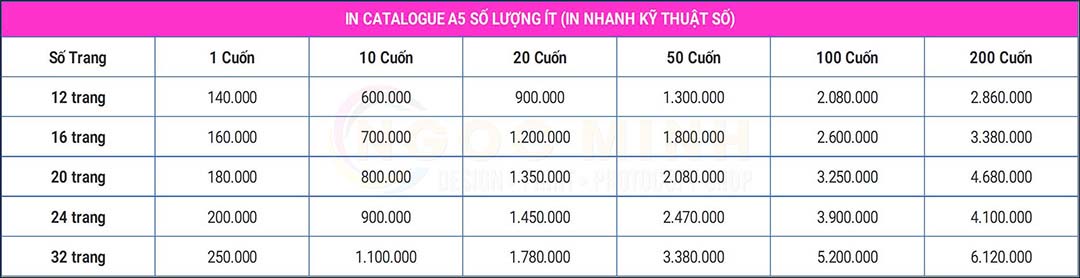 In catalogue giá rẻ TPHCM – Gò Vấp | In nhanh Ngọc Min In catalogue giá rẻ TPHCM – Gò Vấp | In nhanh Ngọc Min