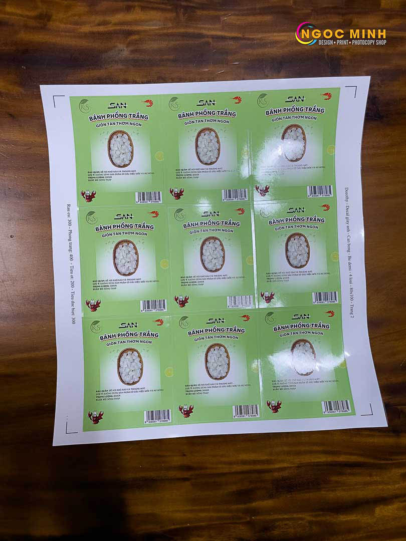 In tem nhãn chuyên nghiệp tại Công Ty In Ngọc Minh In tem nhãn chuyên nghiệp tại Công Ty In Ngọc Minh