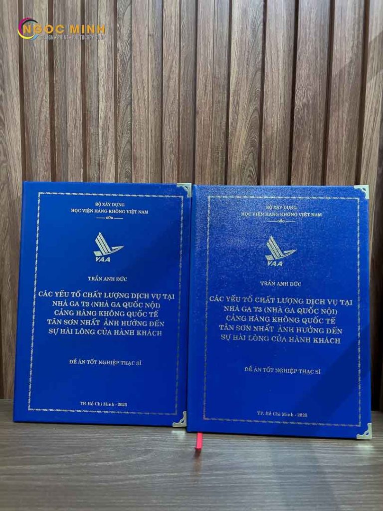 Bìa mạ vàng bìa nhũ vàng cao cấp tại Công ty In Ng