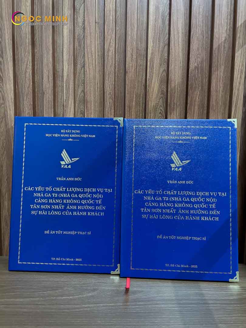 Bìa mạ vàng bìa nhũ vàng cao cấp tại Công ty In Ng