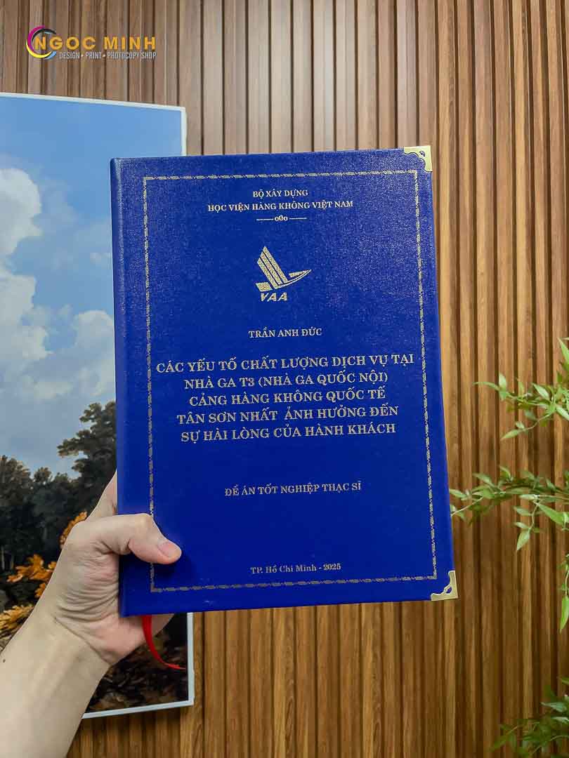 Bìa mạ vàng bìa nhũ vàng cao cấp tại Công ty In Ng