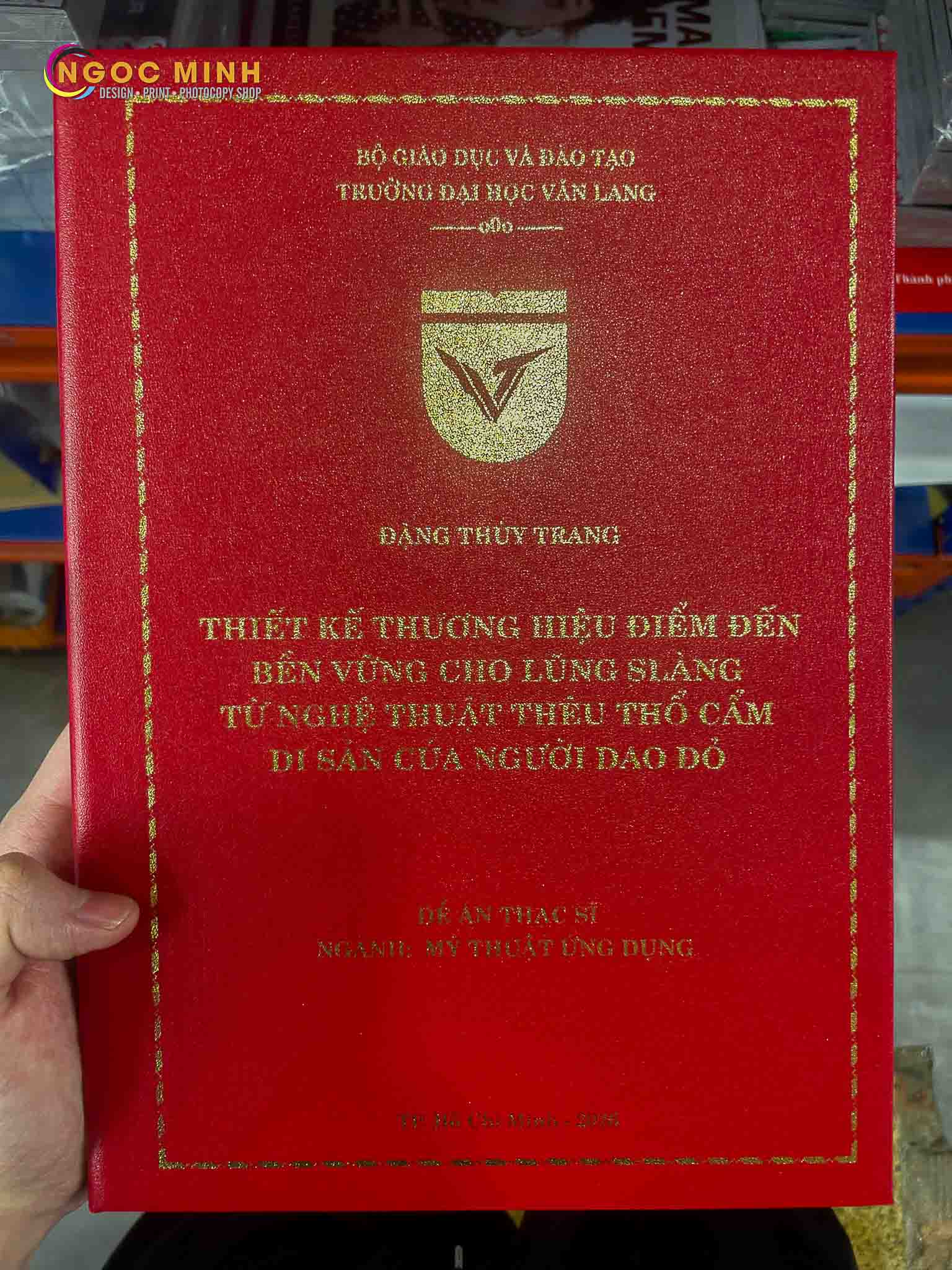 Bìa mạ vàng bìa nhũ vàng cao cấp tại Công ty In Ng