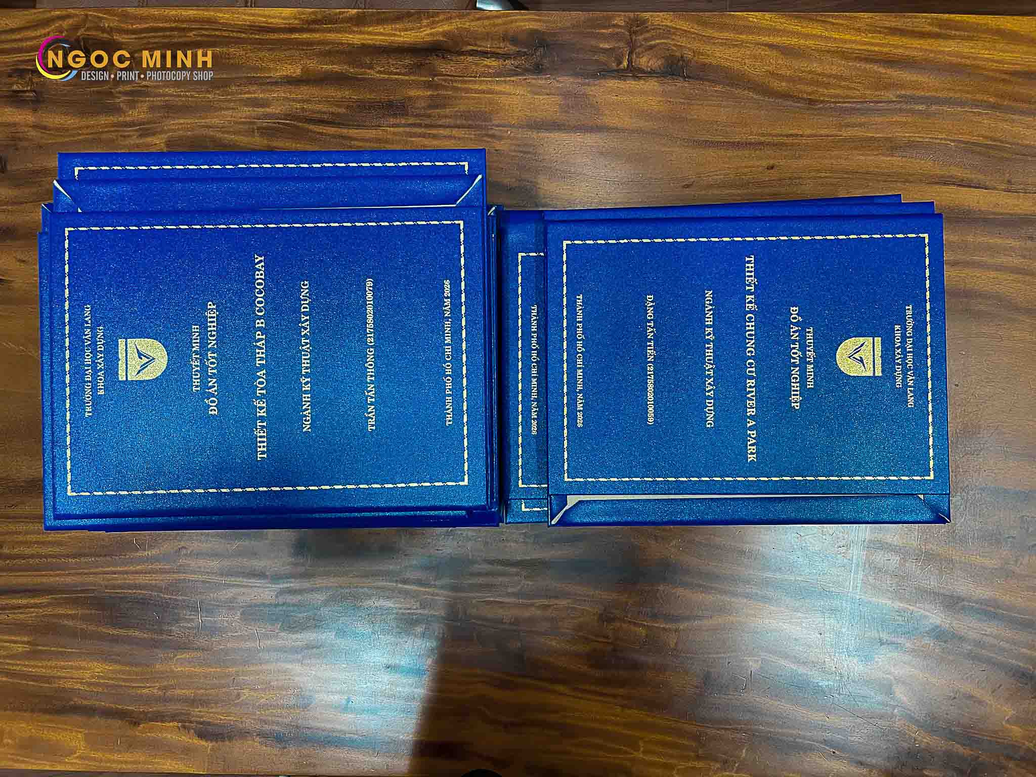 Bìa mạ vàng bìa nhũ vàng cao cấp tại Công ty In Ng