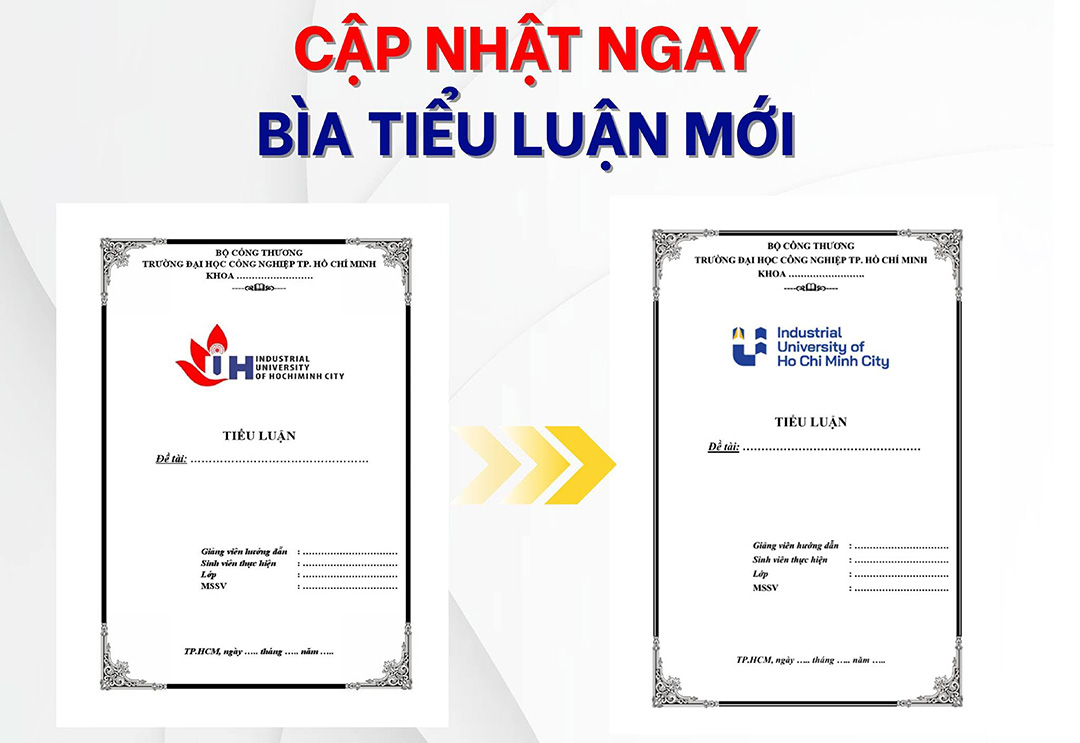 Mẫu bìa luận IUH Mới Ngọc Minh Mẫu bìa luận IUH Mới Ngọc Minh