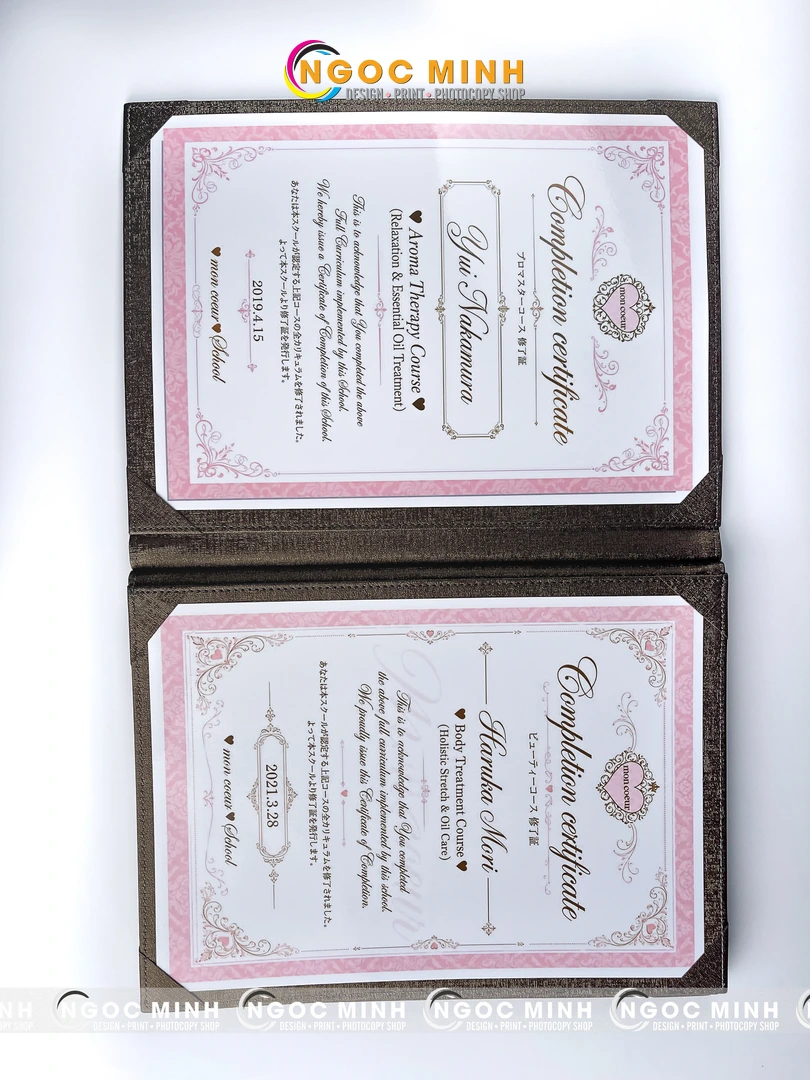in menu bìa cứng 2