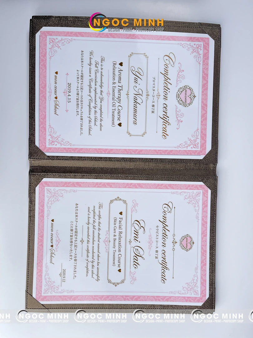 in menu bìa cứng 5